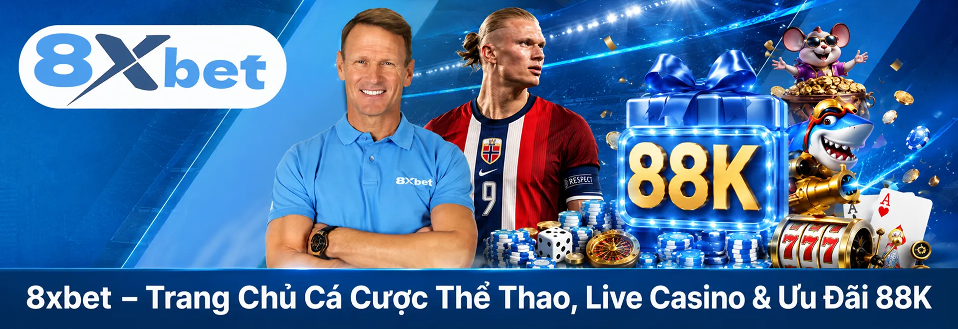 8xbet – Cá cược thể thao, Live baccarat và ưu đãi 88K